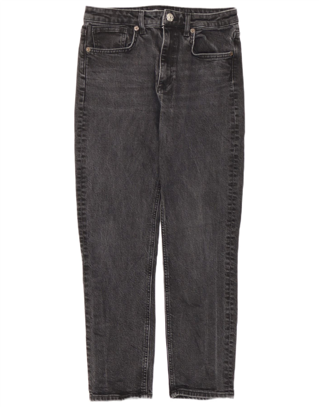 Zara Womens Straight Jeans EU 38 Small W28 L26 Grey