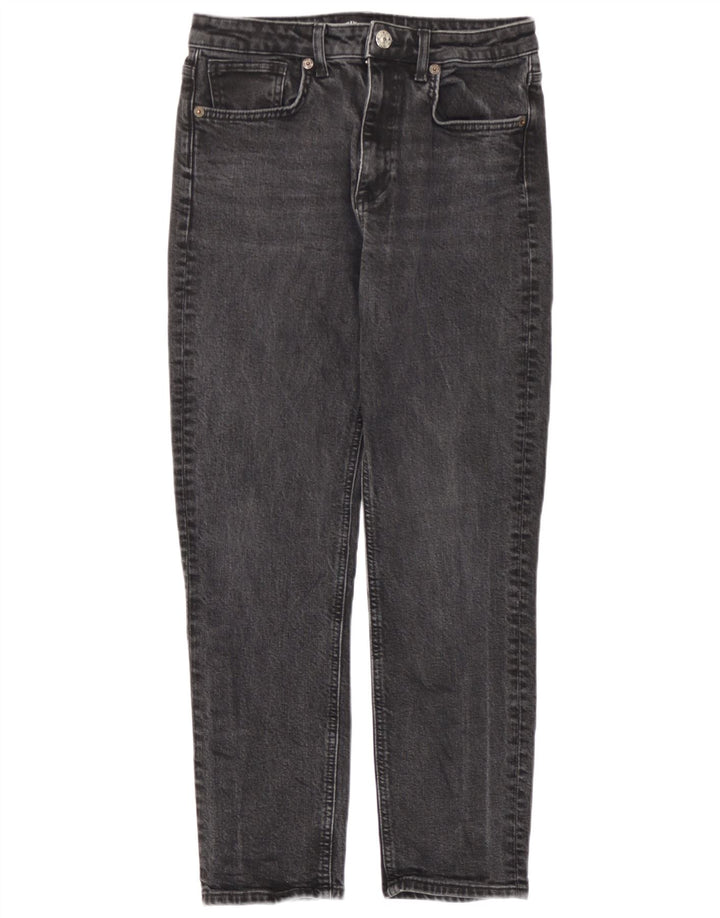 Zara Womens Straight Jeans EU 38 Small W28 L26 Grey