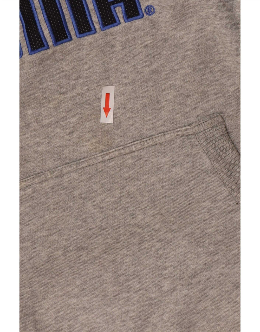 Puma Mens Graphic Hoodie Jumper Small Grey Flecked