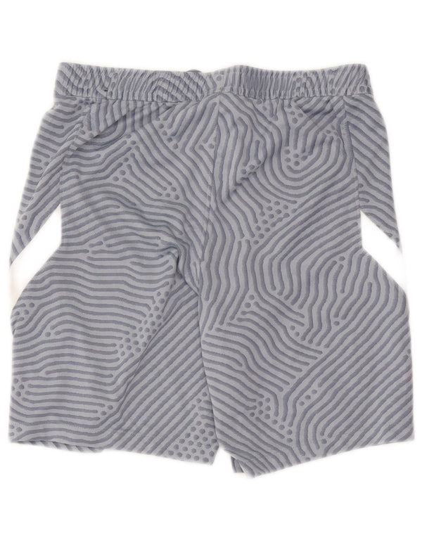 Nike Mens Dri Fit Abstract Pattern Sport Shorts Small Blue Colourblock