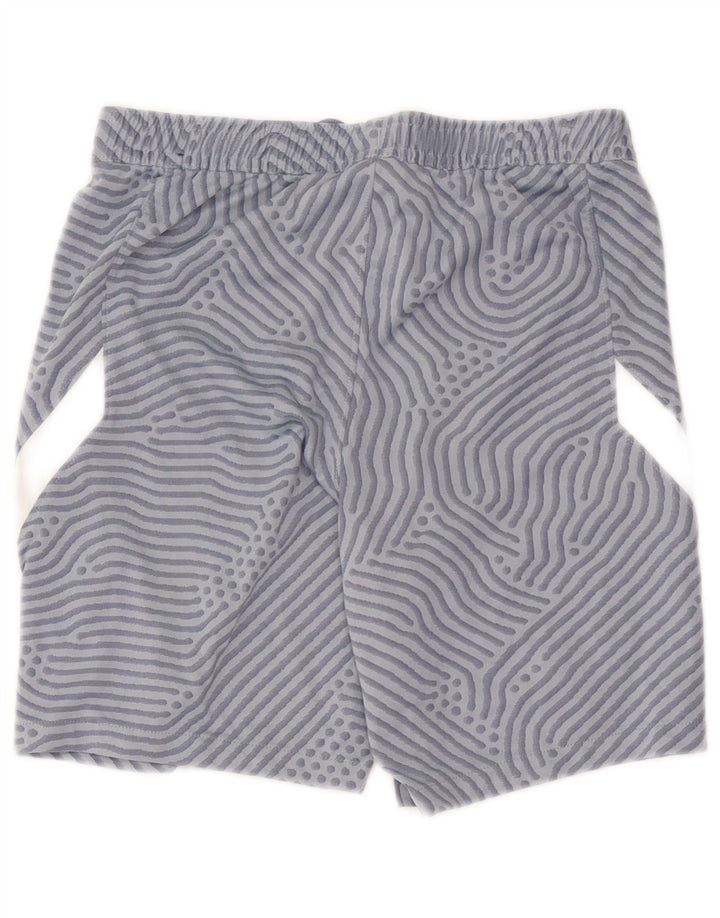 Nike Mens Dri Fit Abstract Pattern Sport Shorts Small Blue Colourblock