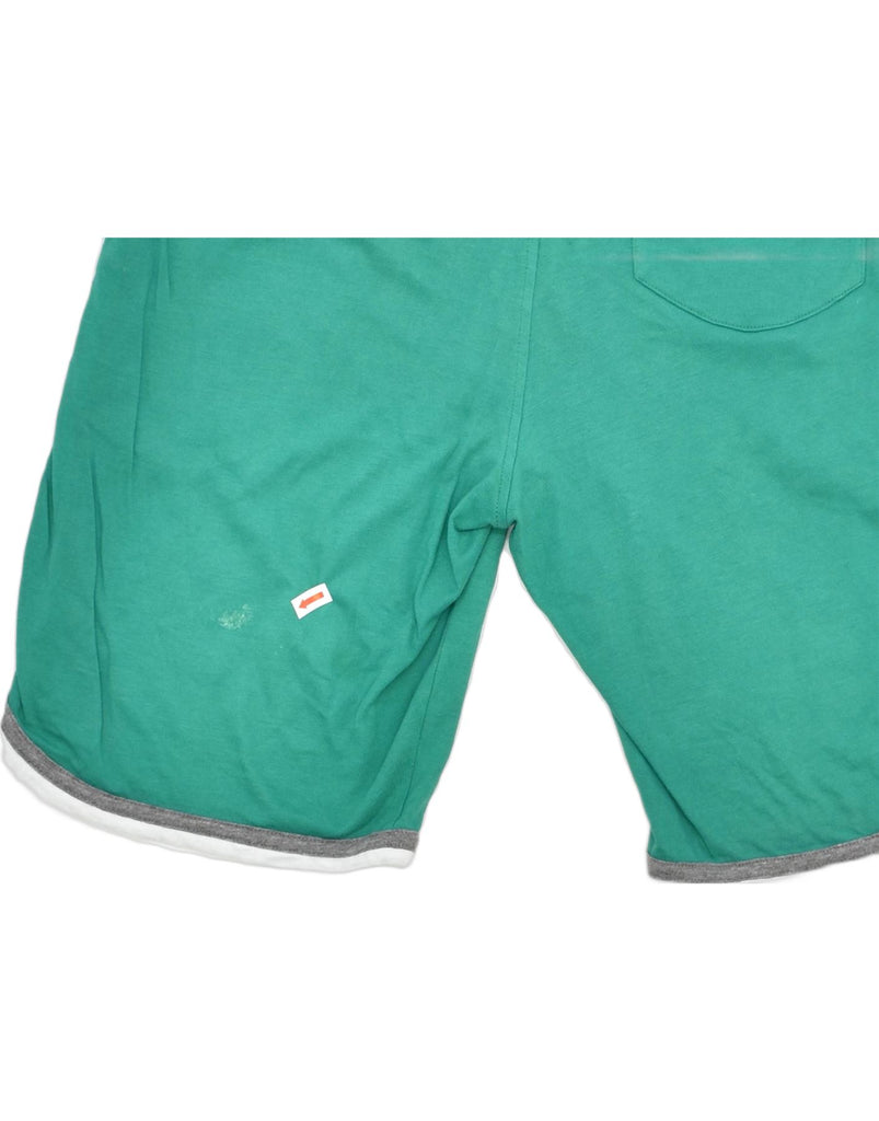 ELLESSE Womens Sport Shorts UK 8 Small Green Cotton | Vintage | Thrift | Second-Hand | Used Clothing | Messina Hembry 