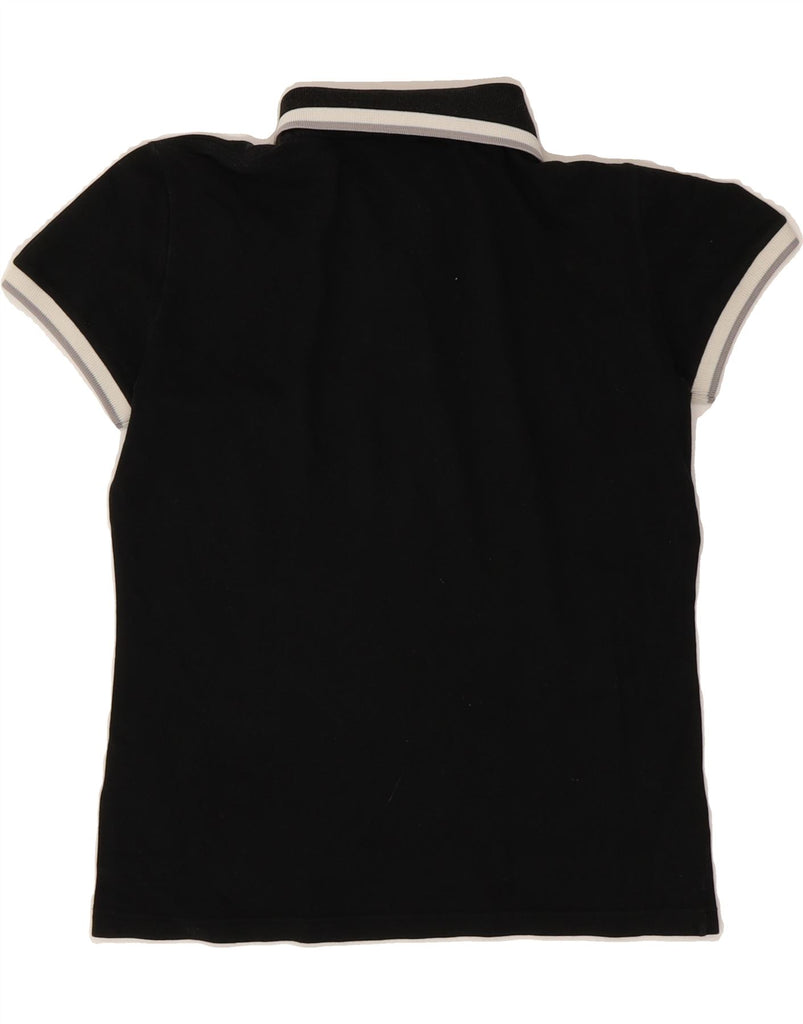 FRED PERRY Girls Polo Shirt 13-14 Years Large Black Cotton Vintage Fred Perry and Second-Hand Fred Perry from Messina Hembry 