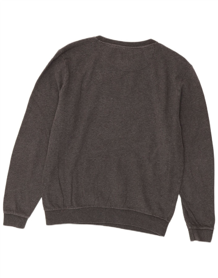 JACK WILLS Mens Sweatshirt Jumper Large Grey Cotton