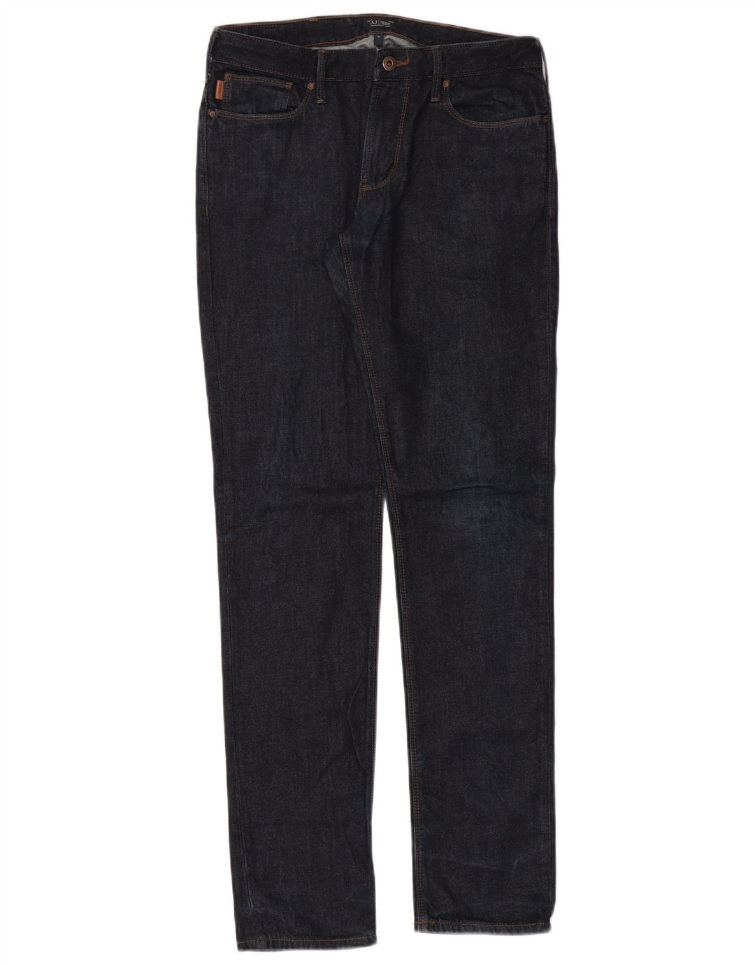 Armani Womens Slim Jeans W31 L34 Navy Blue Cotton