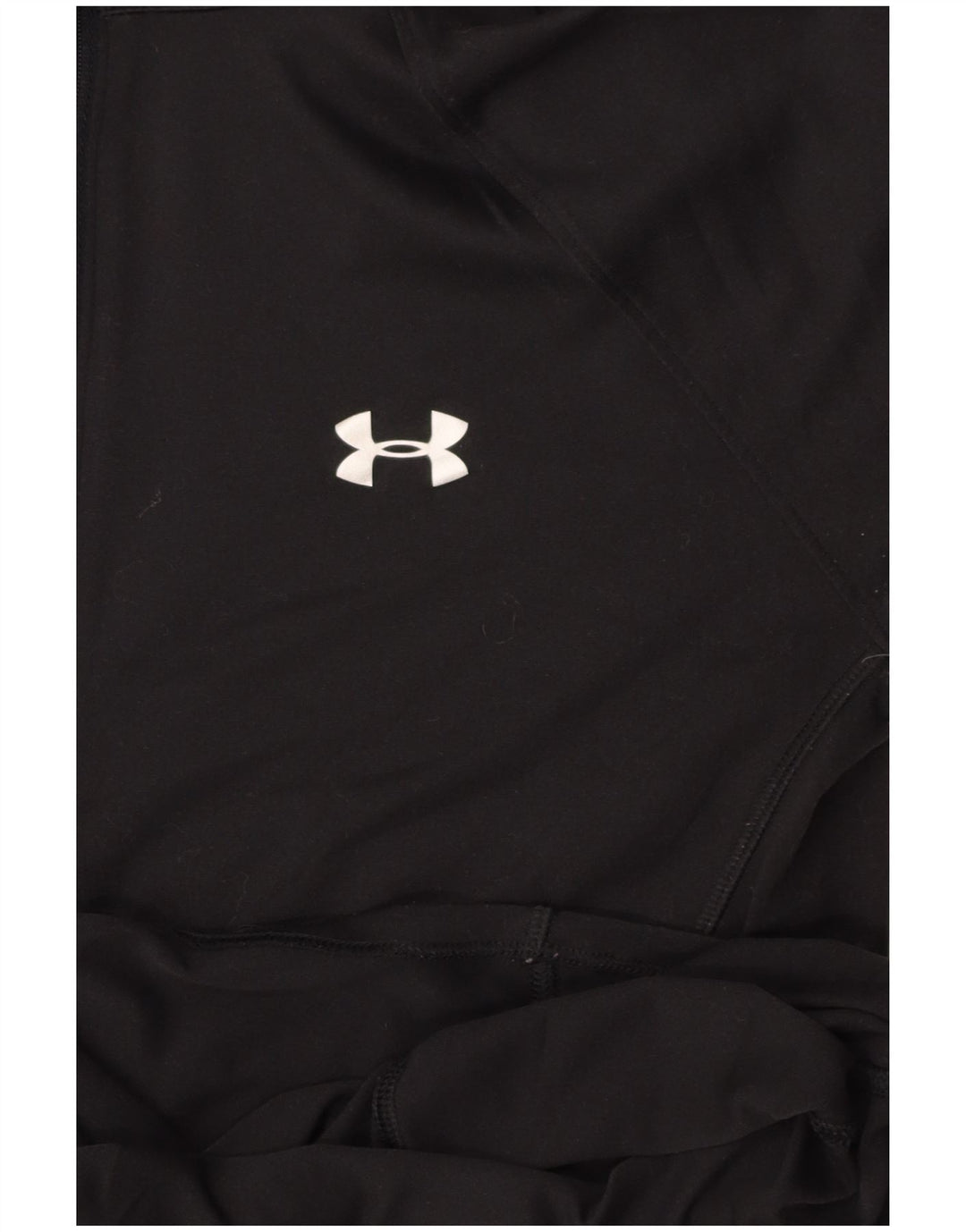 UNDER ARMOUR Womens Zip Neck Pullover Tracksuit Top UK 12 Medium Black