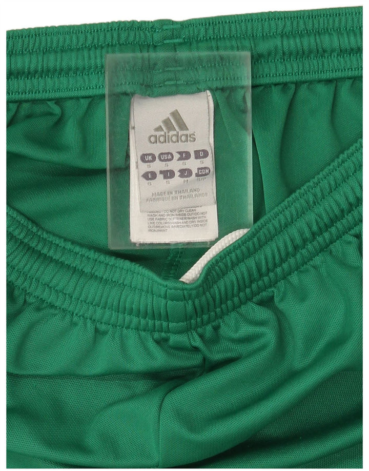 Adidas Mens Climalite Sport Shorts Small  Green Polyester