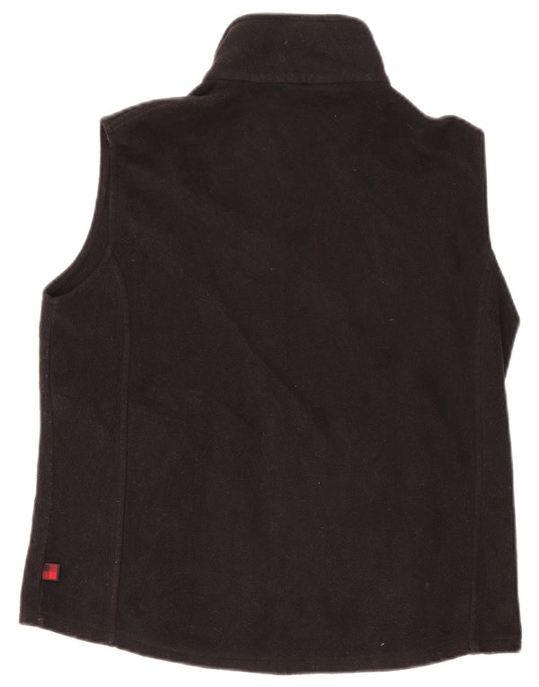 Woolrich Womens Fleece Gilet UK 14 Medium Black