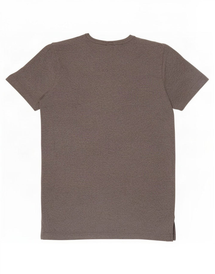 Adidas Mens T-Shirt Top Medium Grey Cotton