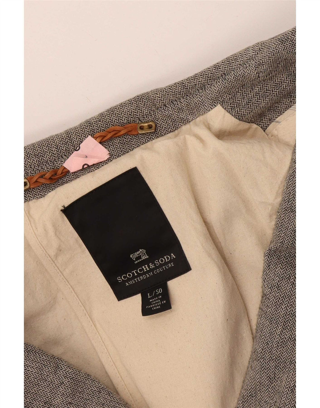 Scotch & Soda Mens 2 Button Blazer Jacket IT 50 Large Grey