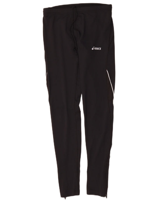 Asics Womens Tracksuit Trousers UK 14 Large Black Polyester