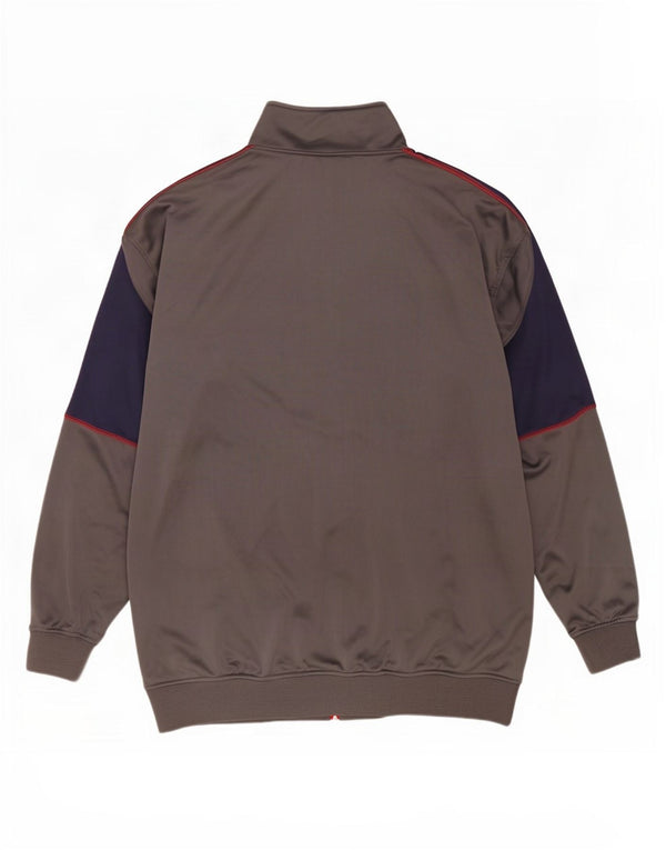 NFL Mens New England Patriots Tracksuit Top Jacket 2XL Grey Colourblock