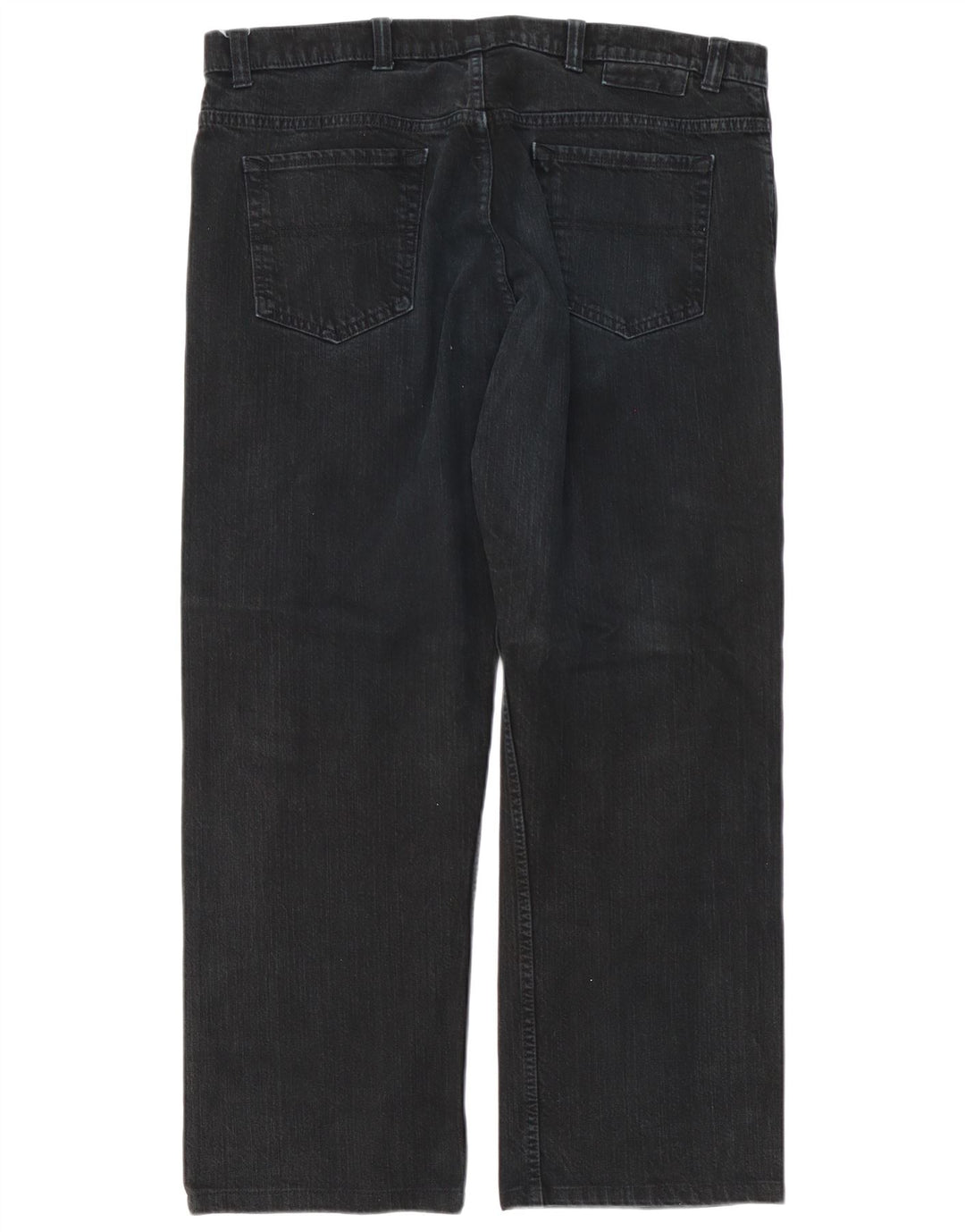 Marks & Spencer Mens Blue Harbour Straight Jeans W40 L28 Black Cotton