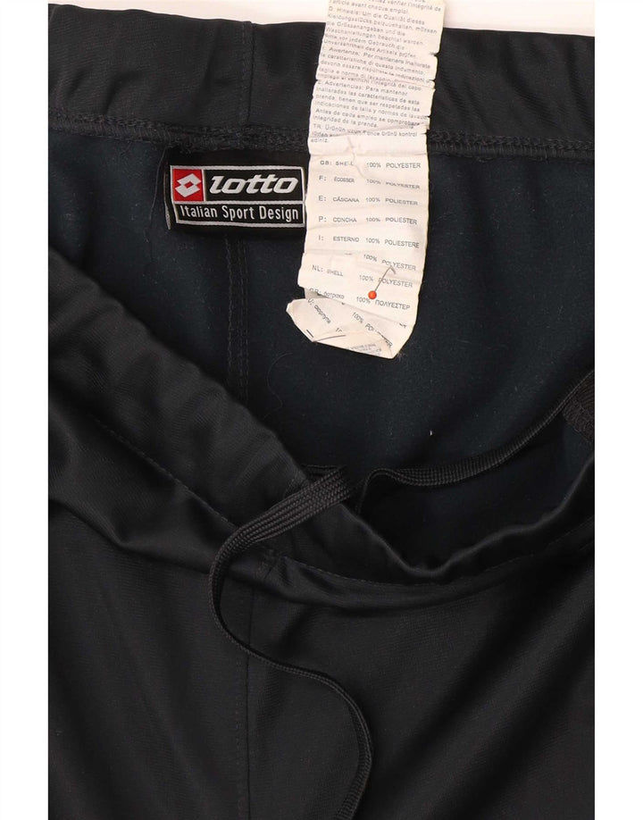 Lotto Mens Crop Tracksuit Trousers Medium Navy Blue Polyester