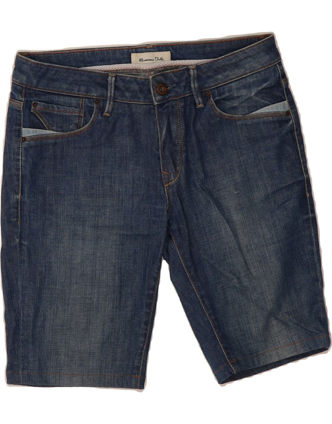 MASSIMO DUTTI Womens Denim Shorts EU 36 XS W26 Blue Cotton Vintage Massimo Dutti and Second-Hand Massimo Dutti from Messina Hembry 
