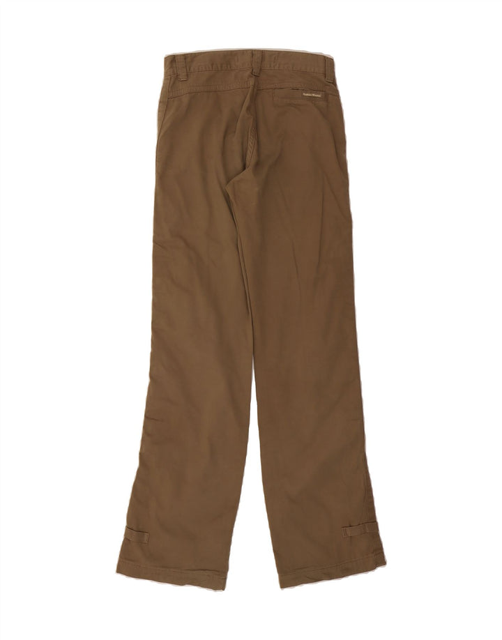TAKE TWO Womens Straight Chino Trousers W29 L34 Brown Vintage Take Two and Second-Hand Take Two from Messina Hembry 
