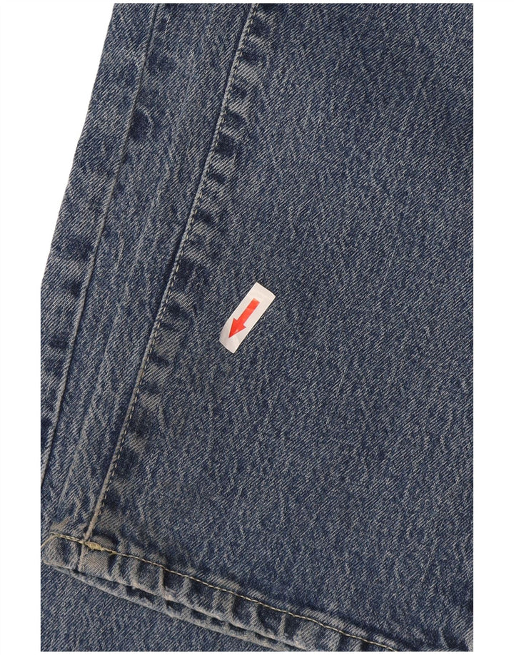 Guess Womens Straight Jeans W24 L29 Blue Cotton