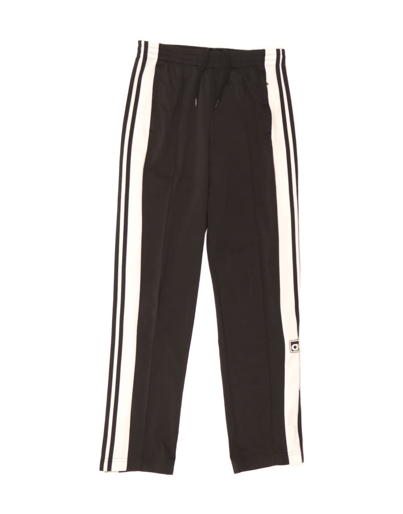 ADIDAS Mens Graphic Tracksuit Trousers UK 8 Small  Black Colourblock Vintage Adidas and Second-Hand Adidas from Messina Hembry 