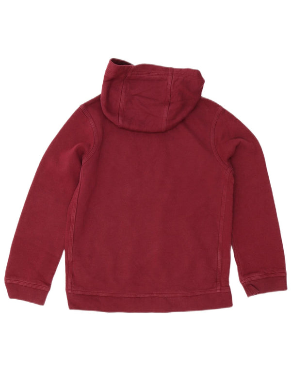 Nike Boys Hoodie Jumper 10-11 Years Medium  Burgundy Cotton