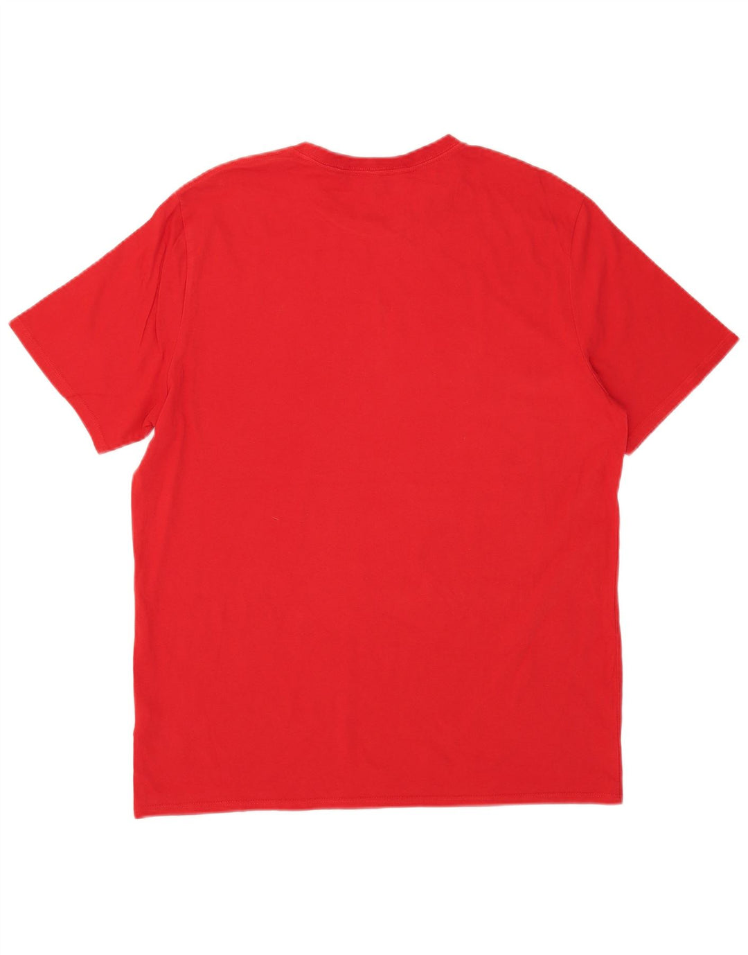 CALVIN KLEIN Mens Graphic T-Shirt Top Large Red Cotton
