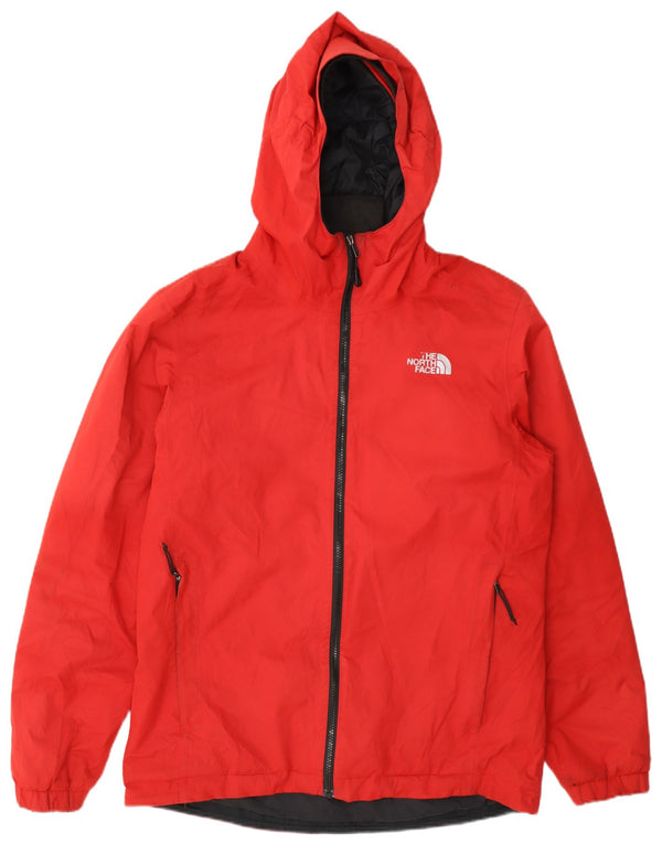 The North Face Mens Hooded Windbreaker Jacket UK 38 Medium Red Polyester