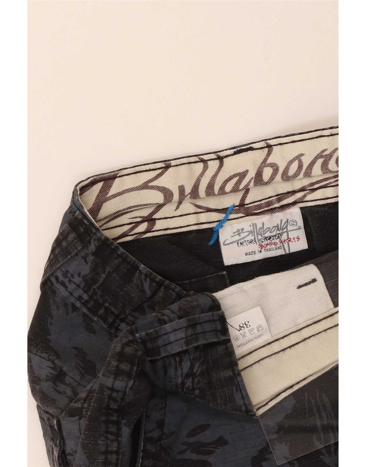 Billabong Mens Cargo Shorts XL W38 Blue Cotton
