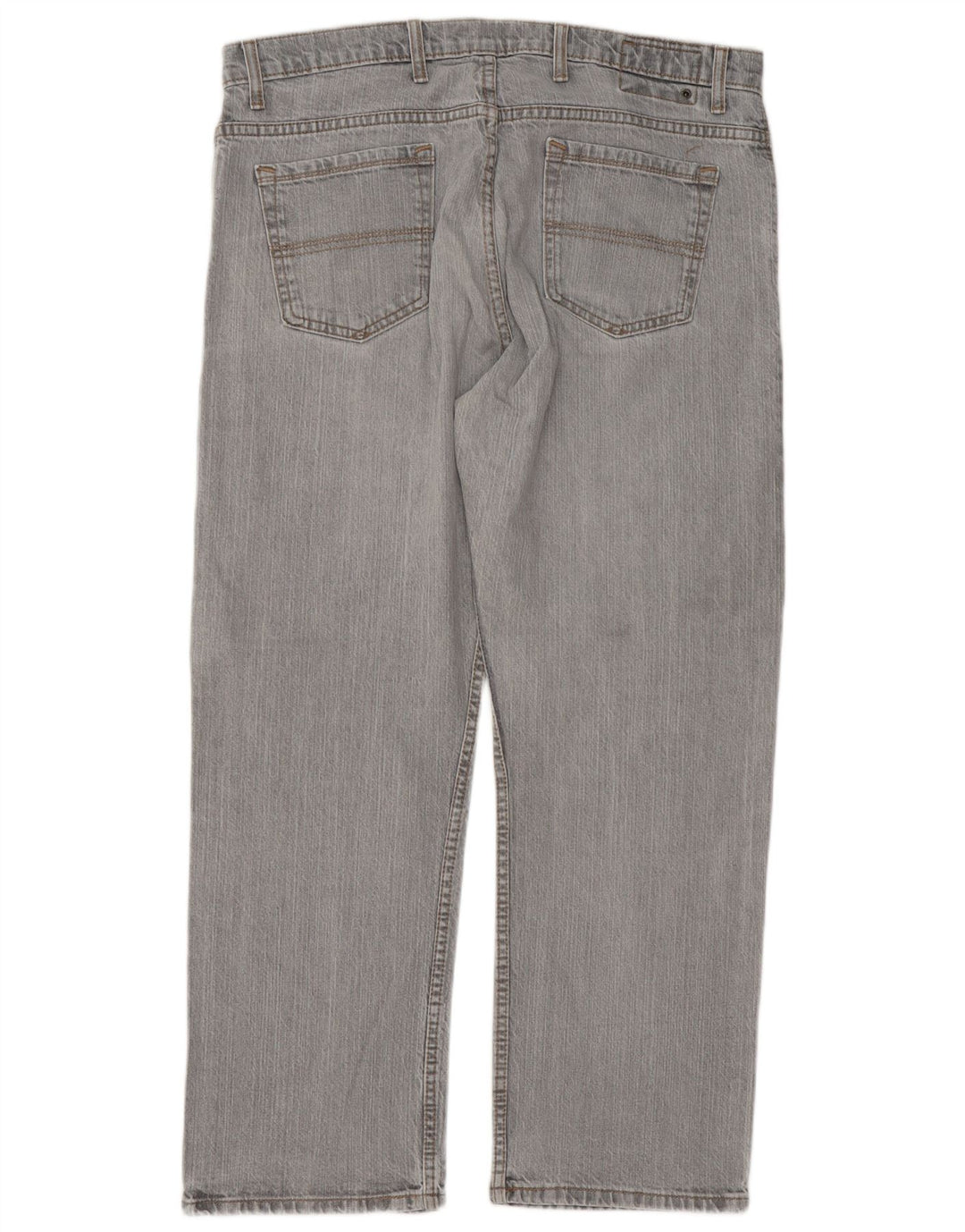 Marks & Spencer Mens Blue Harbour Straight Jeans W38 L29 Grey Cotton
