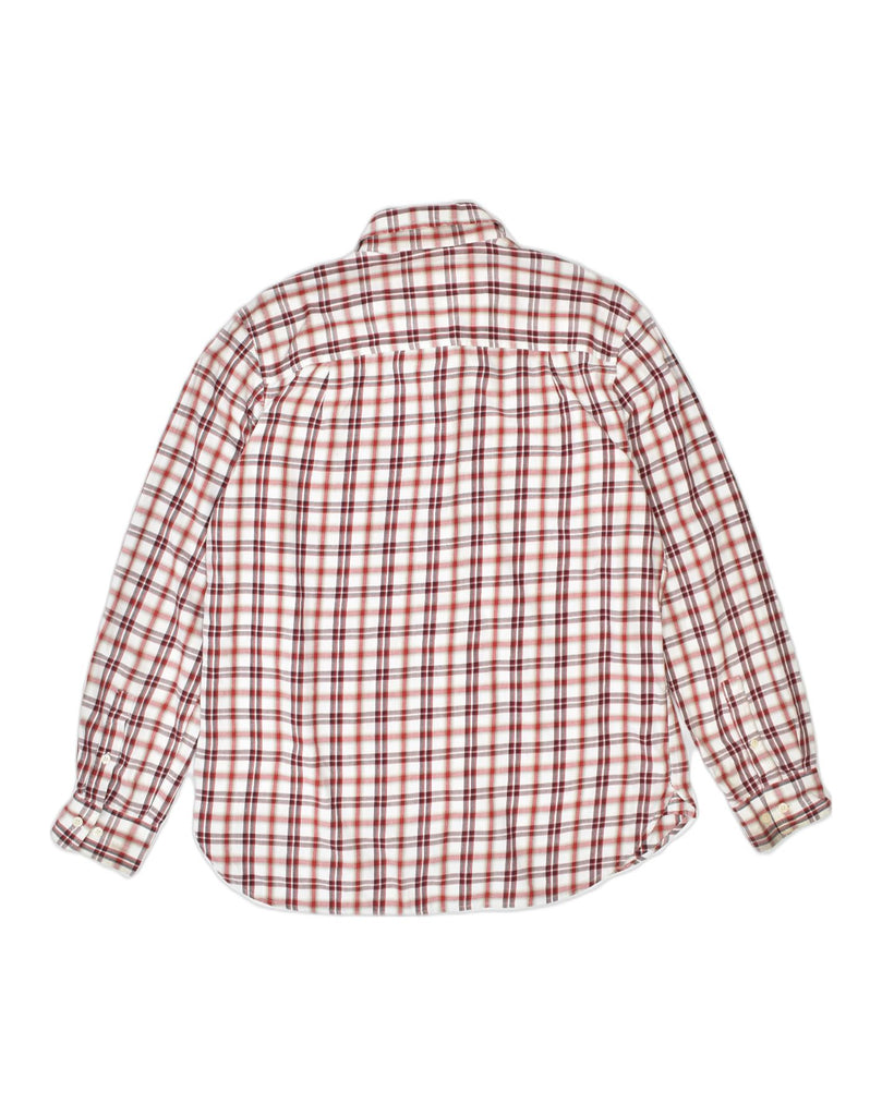 TIMBERLAND Mens Shirt Medium Red Plaid Cotton | Vintage | Thrift | Second-Hand | Used Clothing | Messina Hembry 