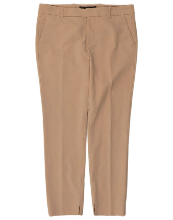 Zara Womens Slim Chino Trousers EU 28 Medium W28 L27 Beige Cotton