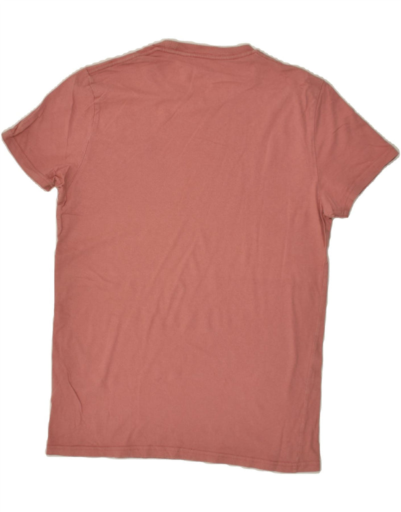 HOLLISTER Mens T-Shirt Top Small Pink Cotton | Vintage Hollister | Thrift | Second-Hand Hollister | Used Clothing | Messina Hembry 