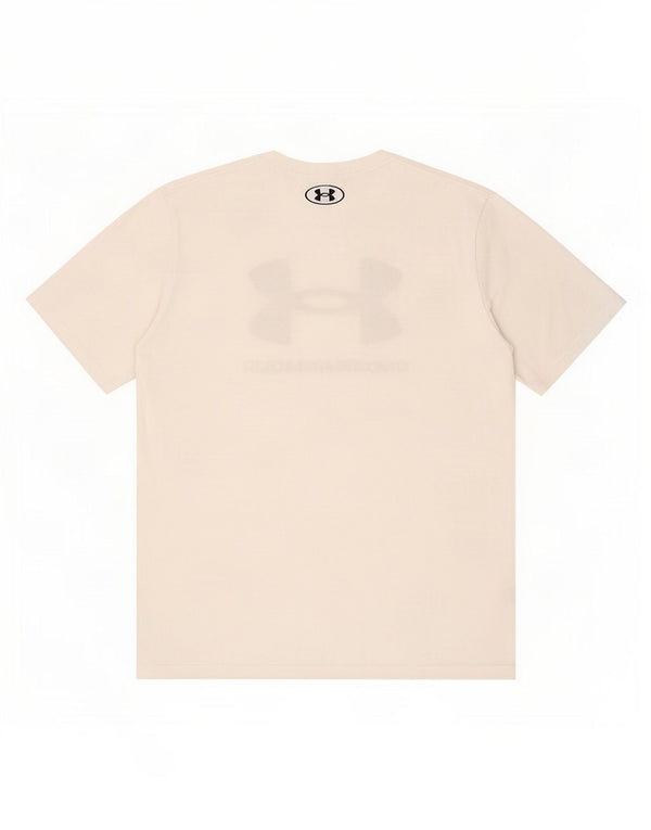 Under Armour Mens Loose Fit Graphic T-Shirt Top Large White Cotton