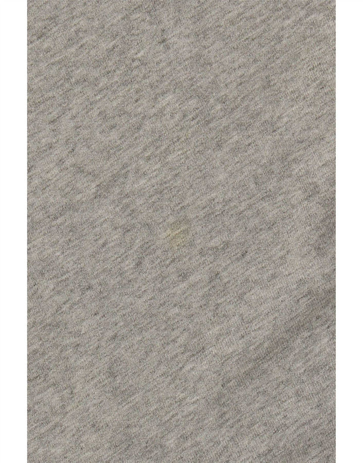 Levi's Womens Graphic Sweatshirt Jumper UK 14 Medium Grey Flecked Cotton