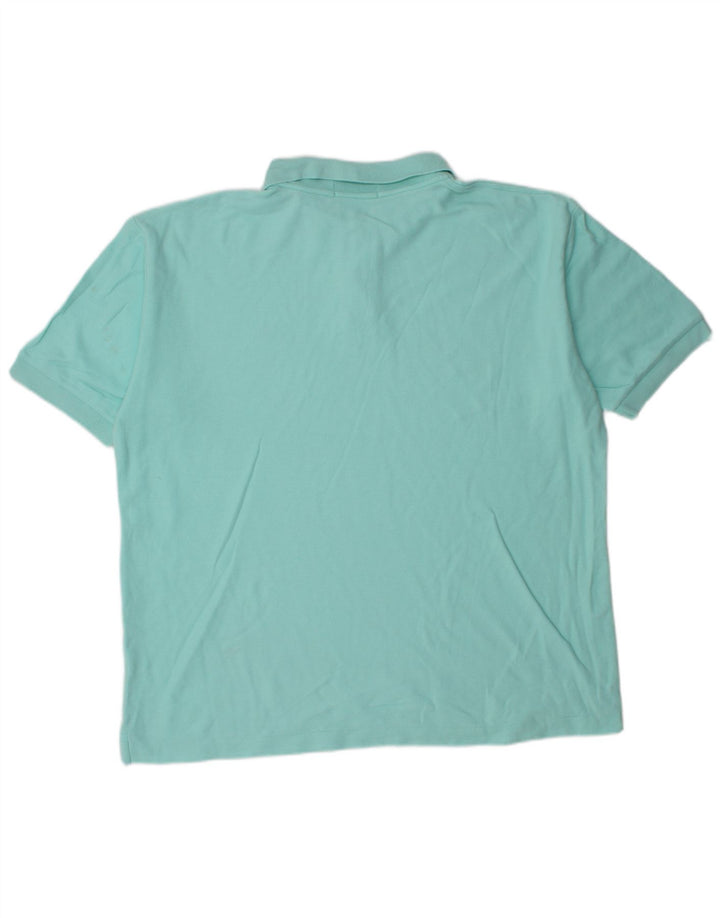 Fila Mens Polo Shirt IT 52 Large Blue Cotton