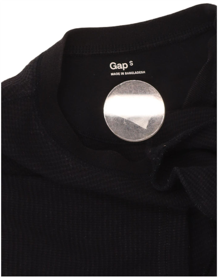 GAP Womens T-Shirt Top UK 10 Small Navy Blue Cotton