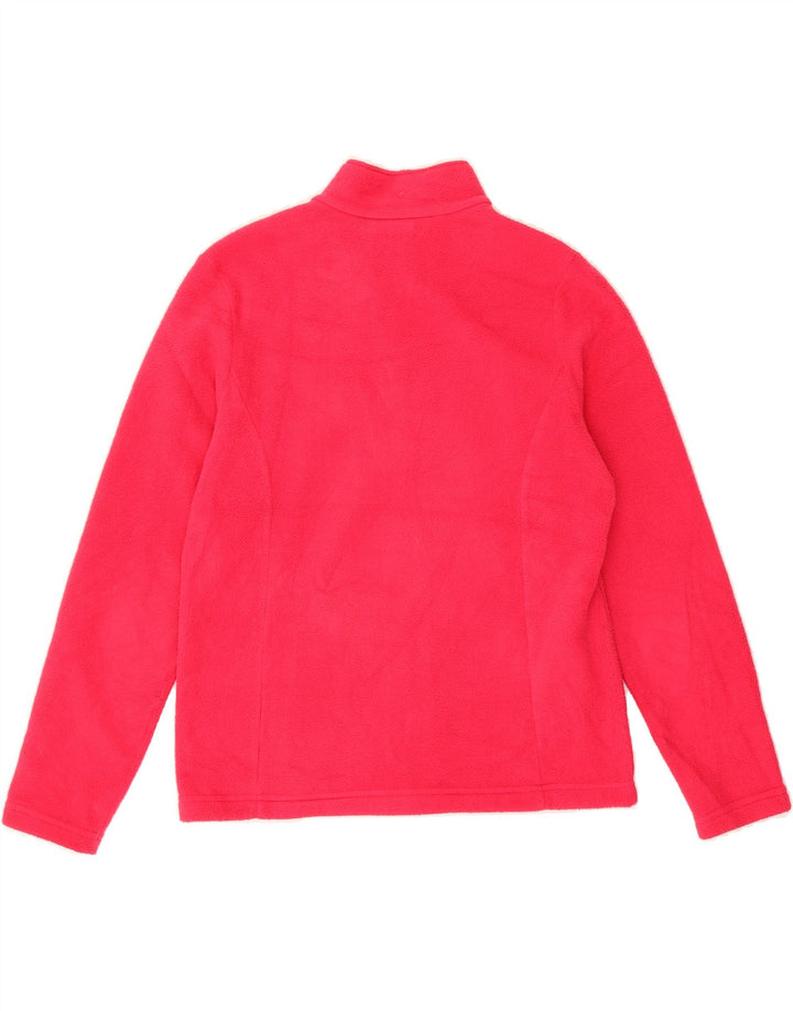 L.L.BEAN Womens Oversized Fleece Jacket UK 10 Small Pink Polyester Vintage L.L.Bean and Second-Hand L.L.Bean from Messina Hembry 