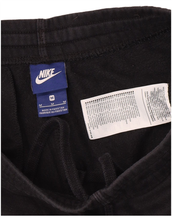 Nike Mens Tracksuit Trousers Joggers Medium  Black Cotton
