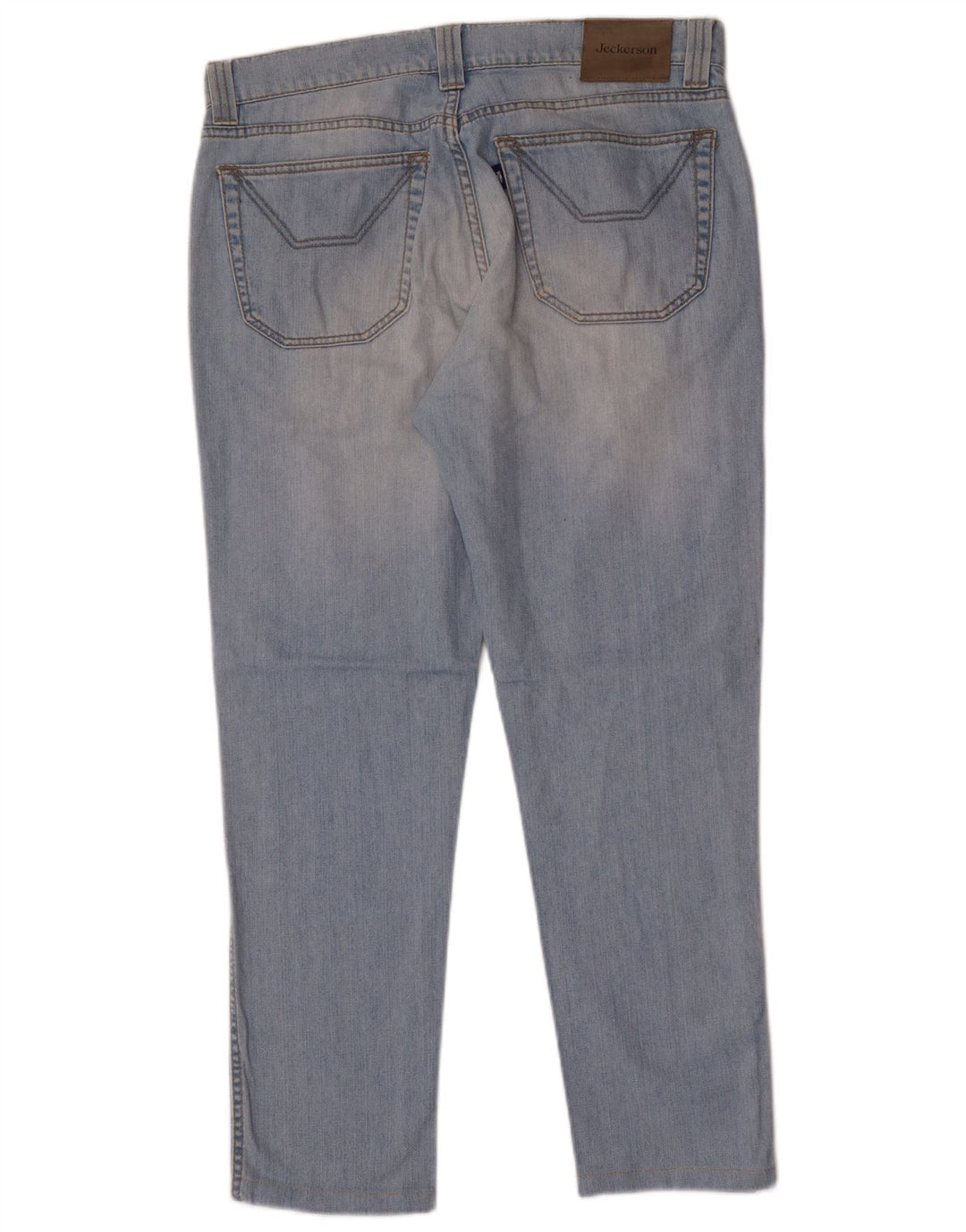 Jeckerson Mens Slim Jeans W33 L29 Blue Cotton