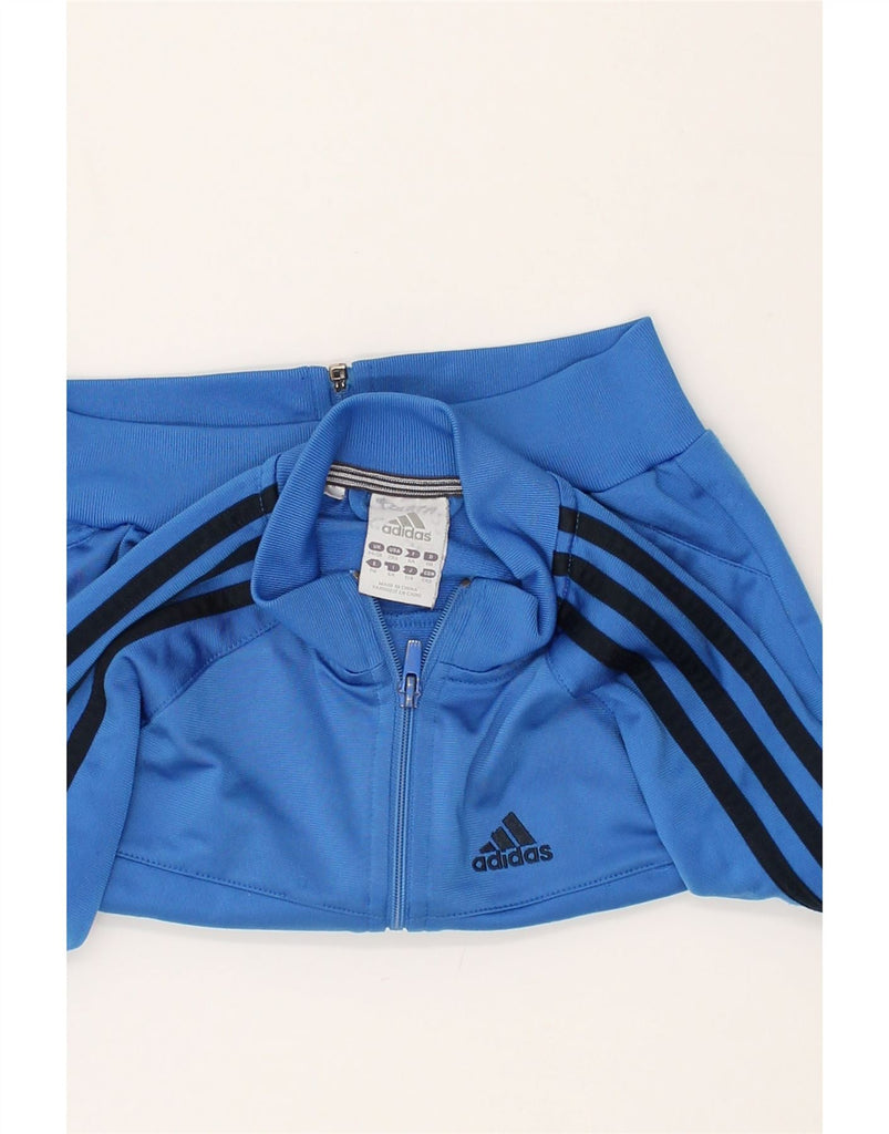 ADIDAS Boys Tracksuit Top Jacket 7-8 Years Blue Cotton | Vintage Adidas | Thrift | Second-Hand Adidas | Used Clothing | Messina Hembry 