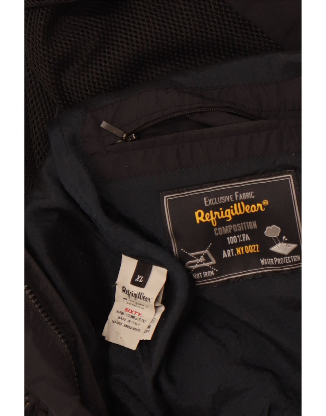 Refrigiwear Womens Bomber Jacket UK 18 XL Black Polyamide