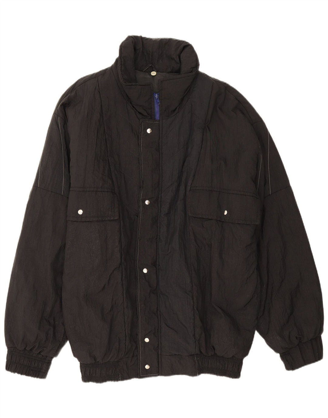 Vintage Mens Padded Jacket UK 40 Large Black