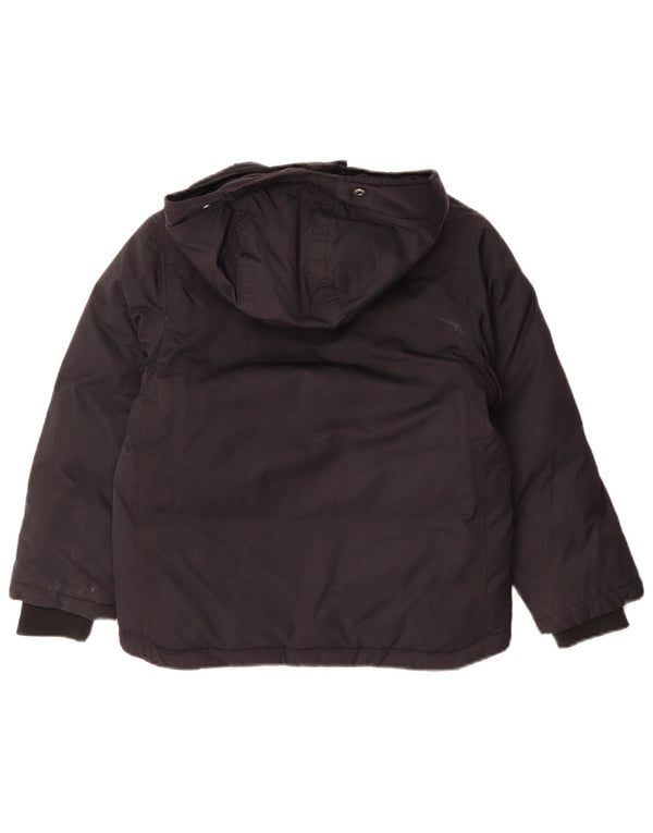 Timberland Boys Hooded Padded Jacket 7-8 Years Black Polyamide