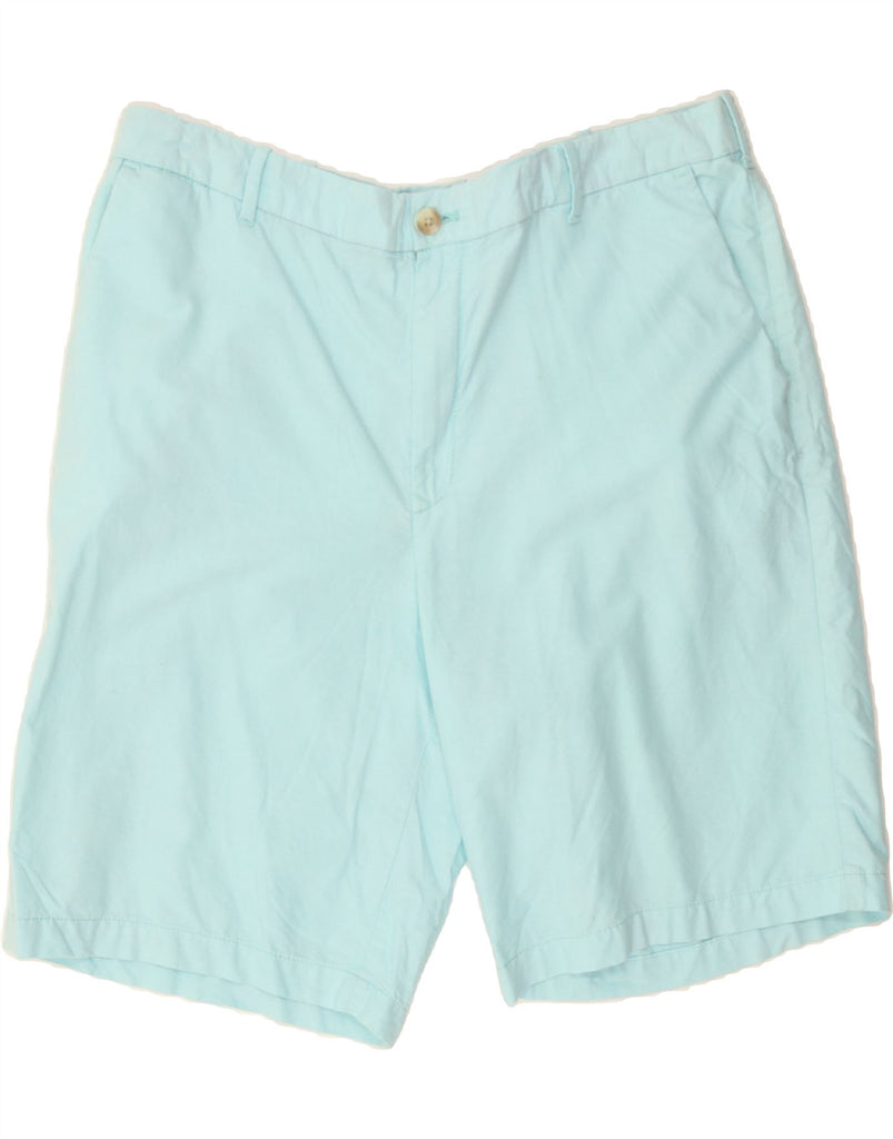 IZOD Mens Chino Shorts W38 XL Blue Cotton Vintage Izod and Second-Hand Izod from Messina Hembry 