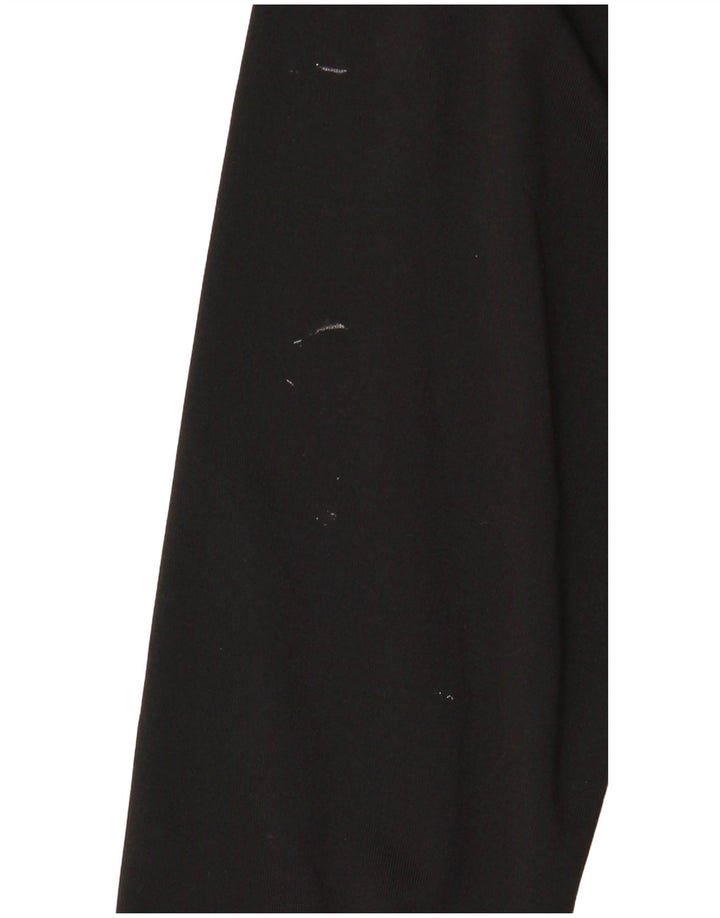 FILA Womens Tracksuit Top Jacket UK 16 Large Black Colourblock Polyester