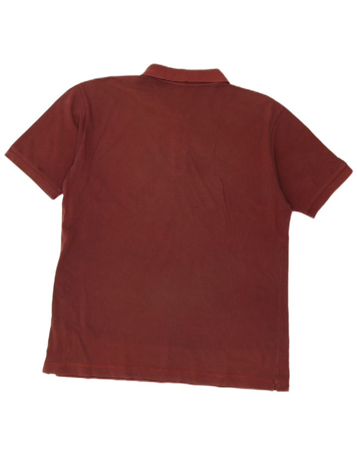 Kappa Mens Polo Shirt XL Maroon Cotton