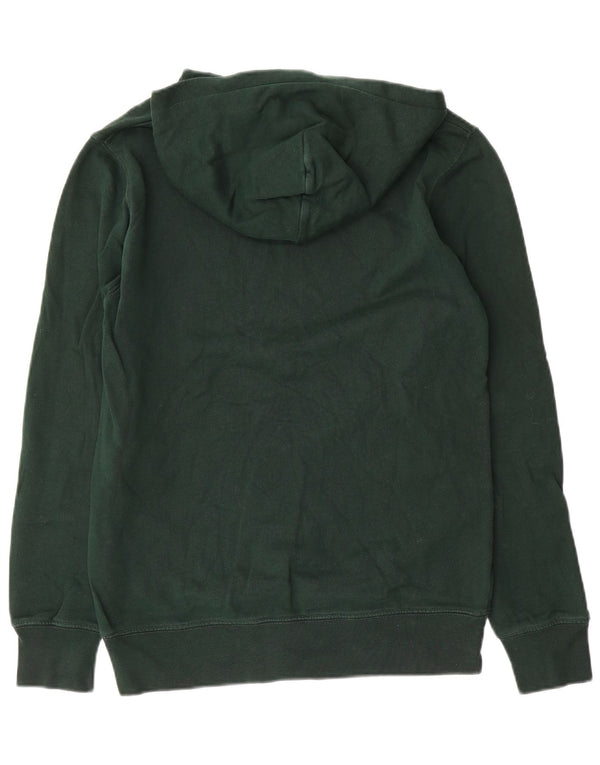 Carhartt Mens Graphic Hoodie Jumper Small Green Cotton