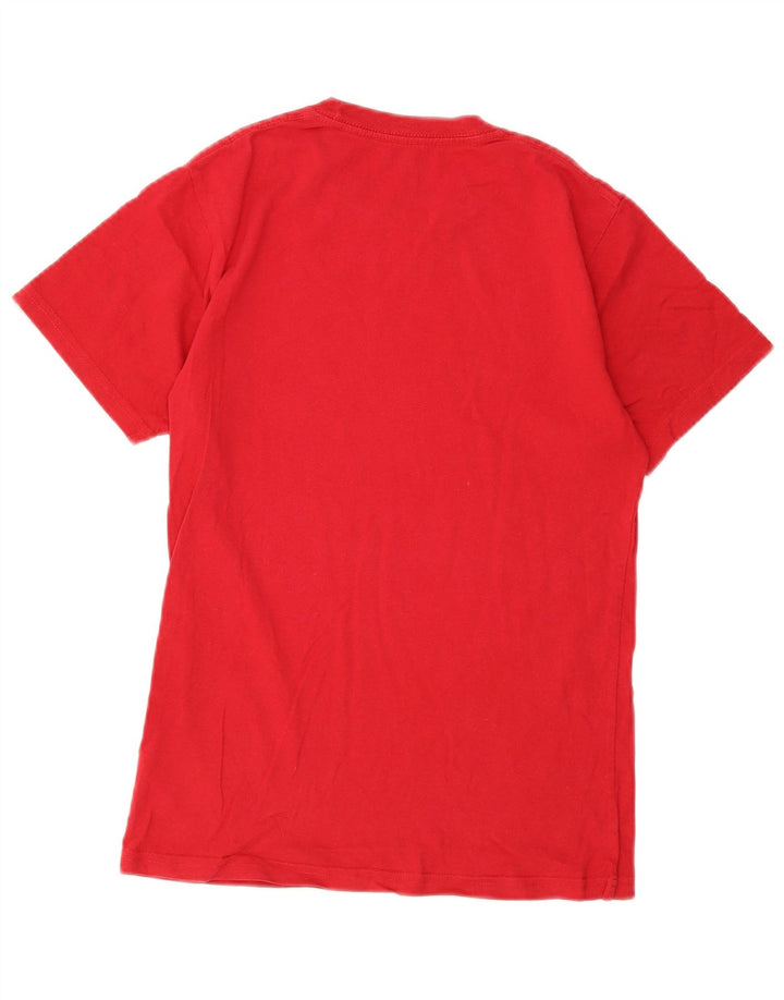 Vans Mens Graphic T-Shirt Top Small Red Cotton