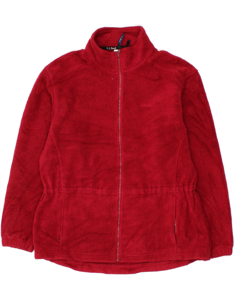 L.L.BEAN Womens Fleece Jacket UK 20 2XL Red Vintage L.L.Bean and Second-Hand L.L.Bean from Messina Hembry 