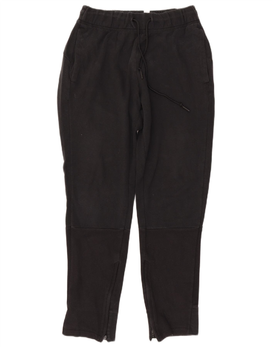 ADIDAS Mens Tracksuit Trousers Medium  Black Cotton