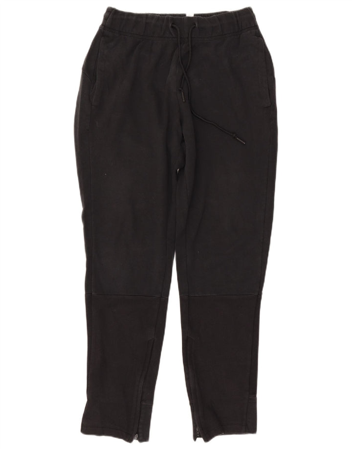 ADIDAS Mens Tracksuit Trousers Medium  Black Cotton