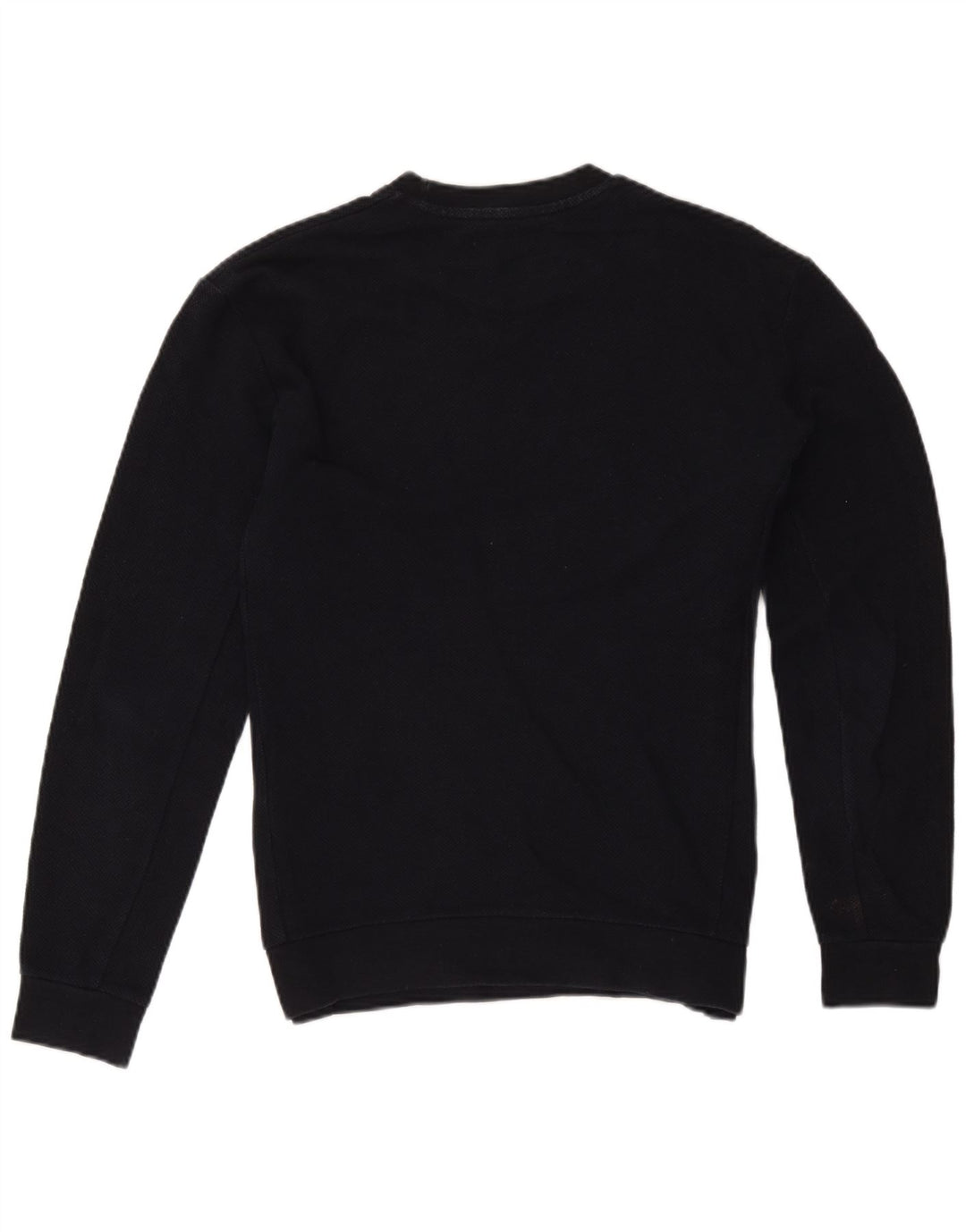 Zara Mens Sweatshirt Jumper Large Navy Blue Cotton